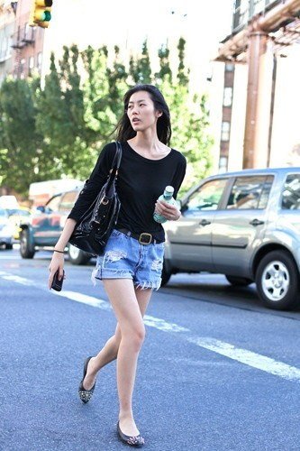 Street snaps of Chinese super models