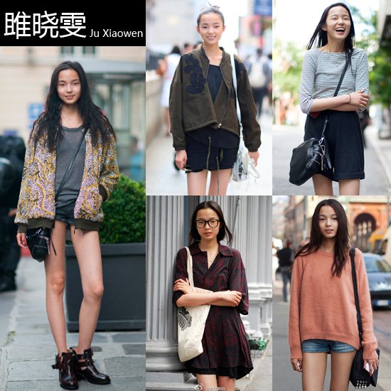 Street snaps of Chinese super models