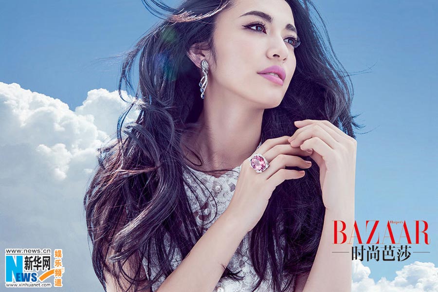 Actress Yao Chen rambles on Bazaar