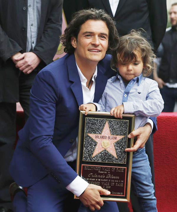 Orlando Bloom gets a star on Walk of Fame