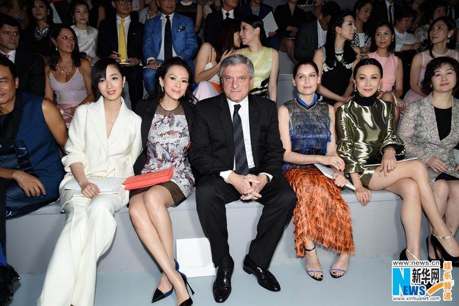 Zhang Ziyi attends fashion show in HK