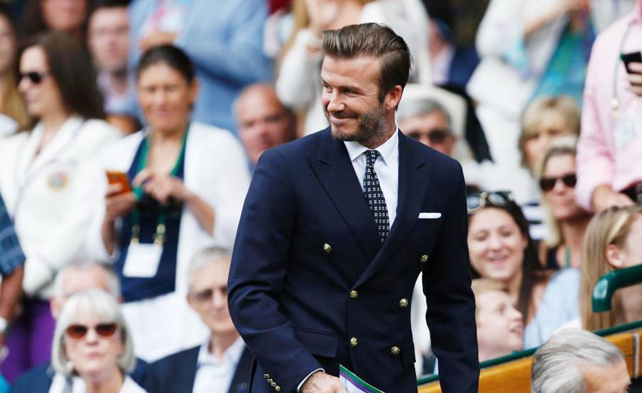 Celebrities watch singles final at Wimbledon Championships