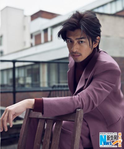 Actor Chen Bolin shoots for fashion magazine