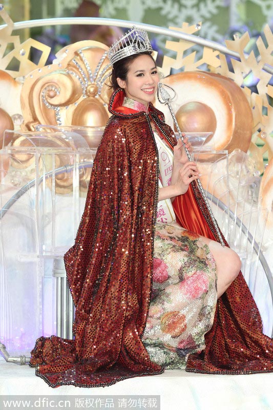 24-year-old student crowned Miss Hong Kong 2014