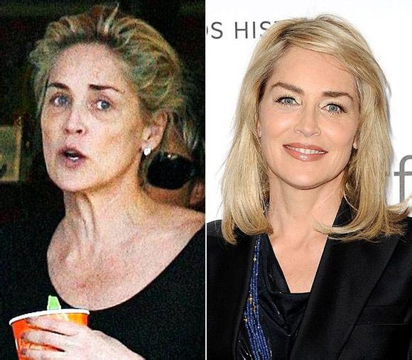 Hollywood actresses without makeup