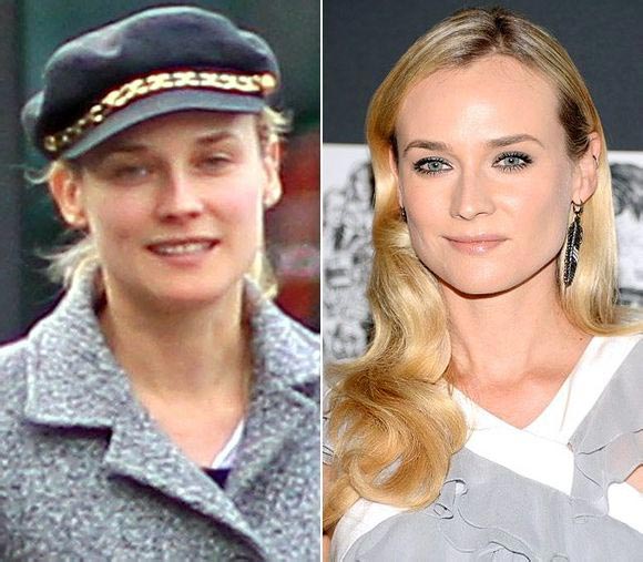 Hollywood actresses without makeup