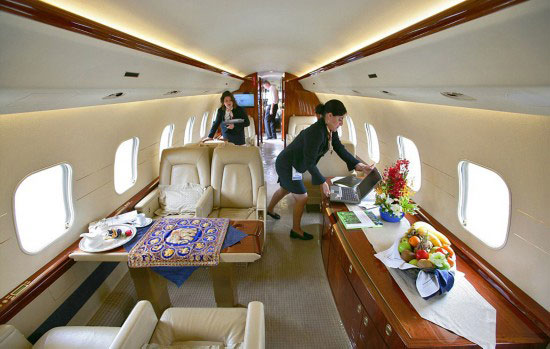 World's most luxurious private jets