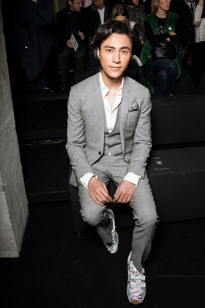 Chen Kun, Song Seung-heon at Paris Fashion Week