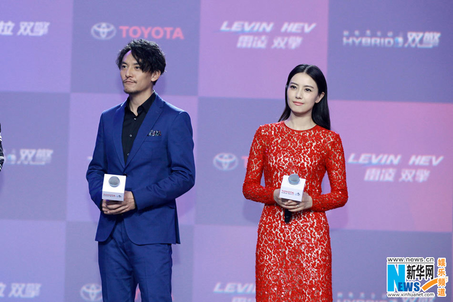 Gao Yuanyuan attends auto show in Shanghai