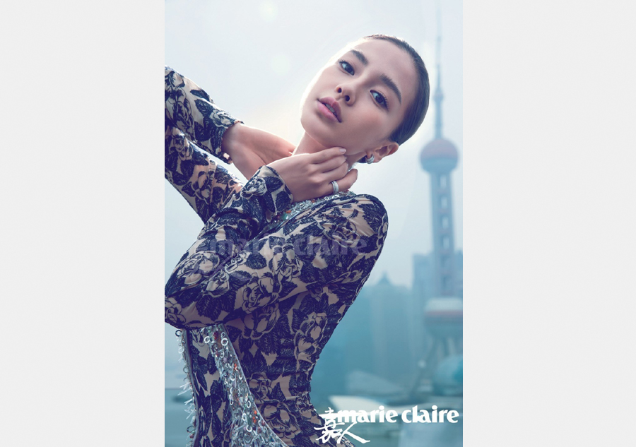 Angelababy poses for Marie Claire