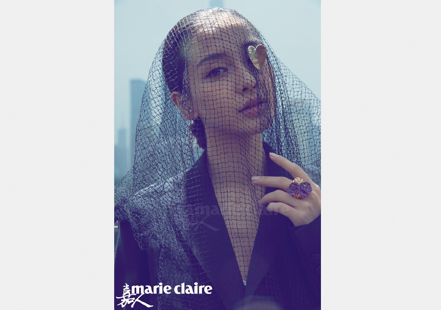 Angelababy poses for Marie Claire