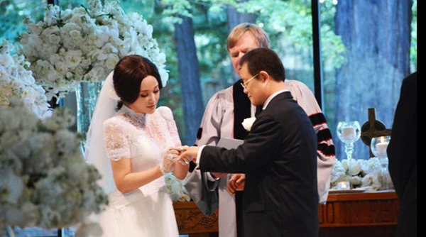 Favorite wedding ceremony locations of Chinese stars
