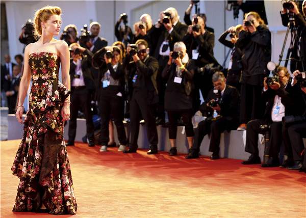 Stars walk the red carpet at the 72nd Venice Film Festival