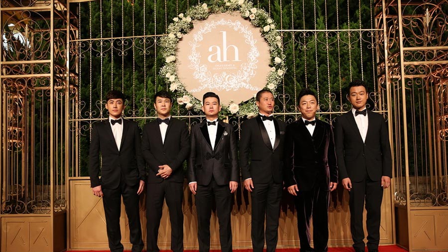 Star-studded guests at Huang and Angelababy's wedding