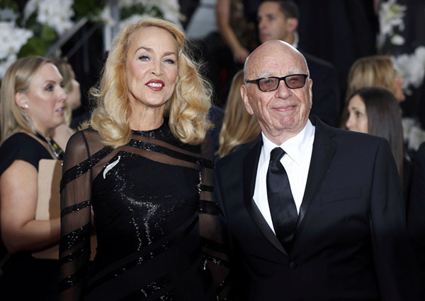 Media mogul Murdoch to marry Jerry Hall