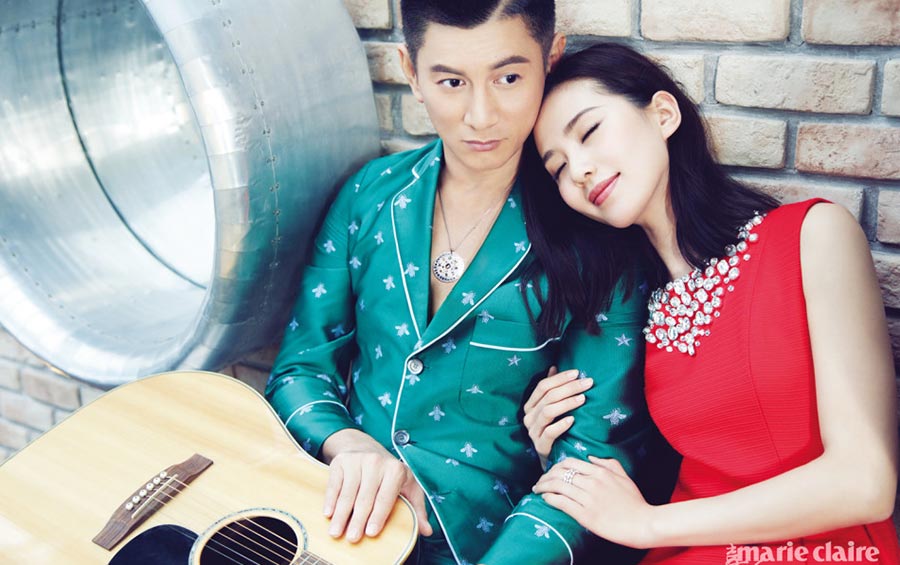 Star couple pose together for <EM>Marie Claire</EM>