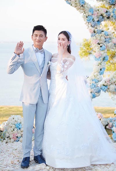 Liu Shishi and Nicky Wu marry in Bali