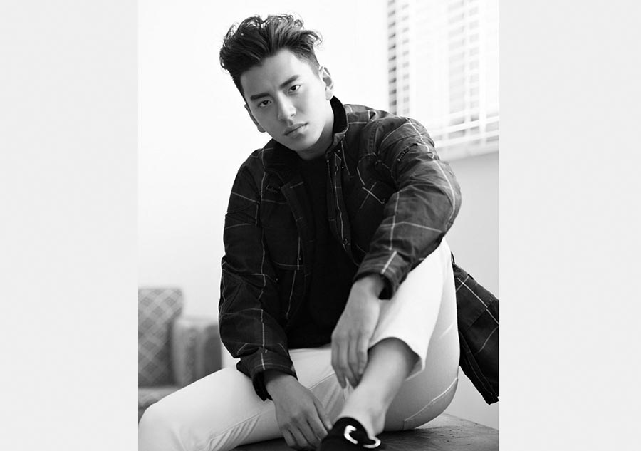 Darren Wang in monochromatic photos