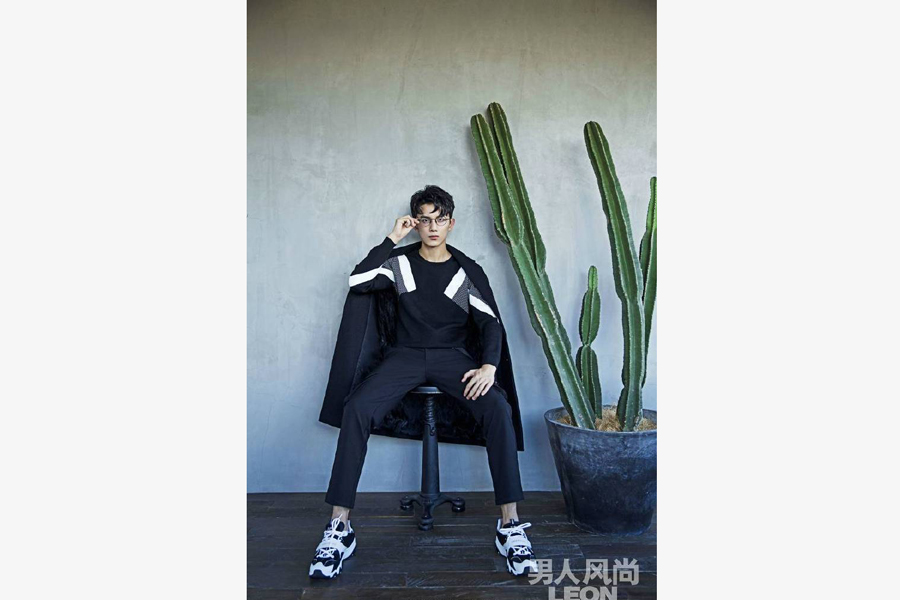 Emerging star Wu Lei poses for fashion photos