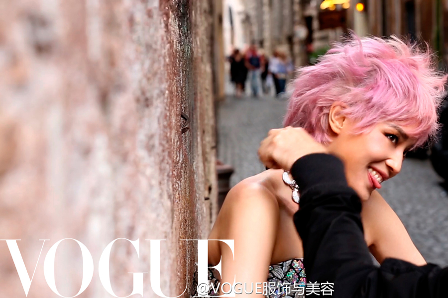 Actress Hsu Chi releases photos for 'Vogue' magazine