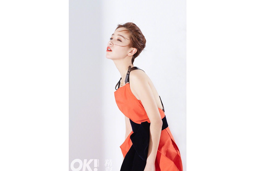 Actress Kan Qingzi shoots for fashion photos