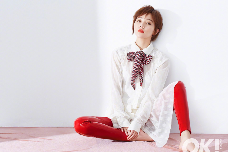 Actress Kan Qingzi shoots for fashion photos