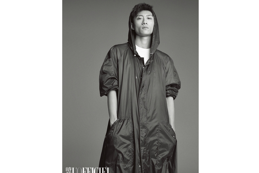 Actor Zhang Yishan poses for fashion magazine