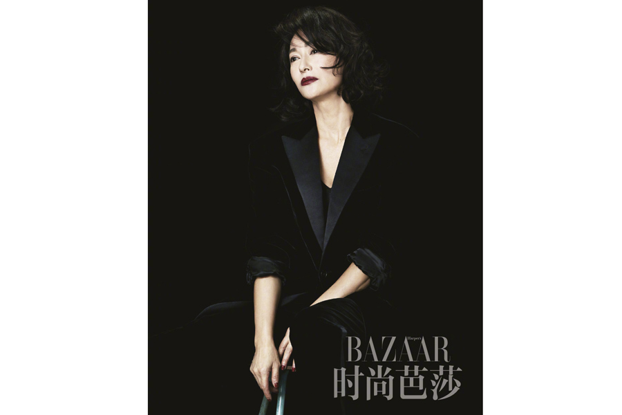 Chinese actress Kara Wai poses for fashion magazine