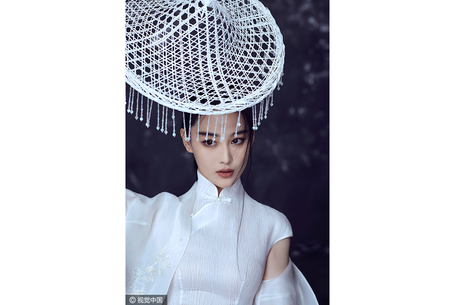 Actress Zhang Xinyu shoots for fashion photos