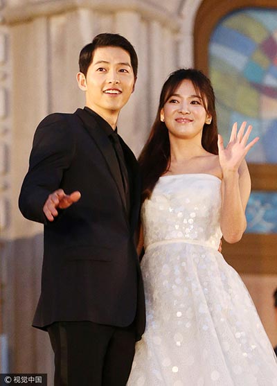 Protagonists Of Megahit Drama Descendants Of The Sun To Marry In October 1 Chinadaily Com Cn