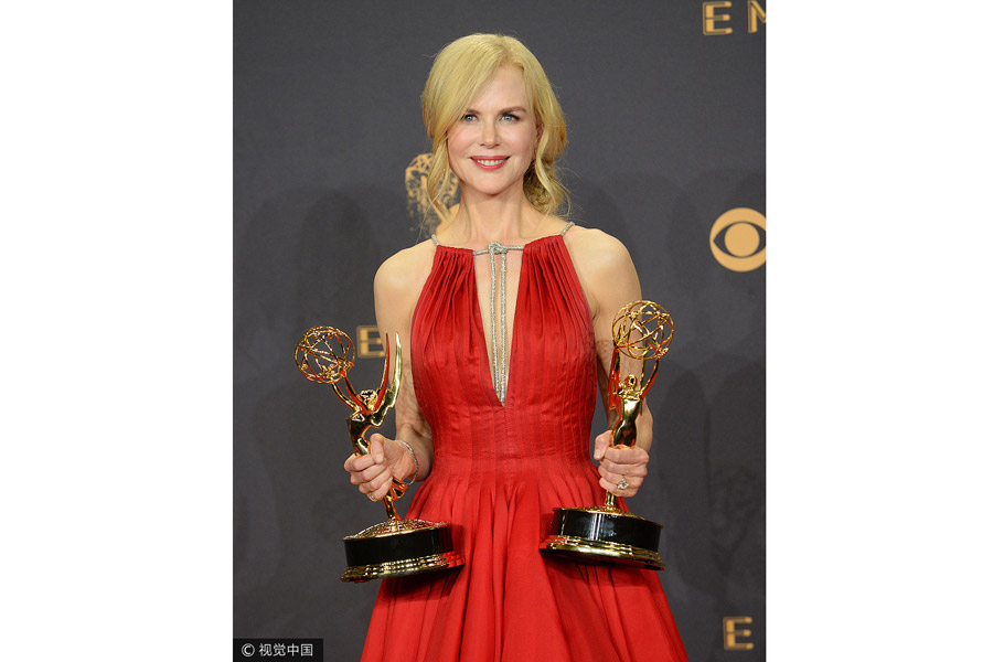 Nicole Kidman spotted in Emmy Awards