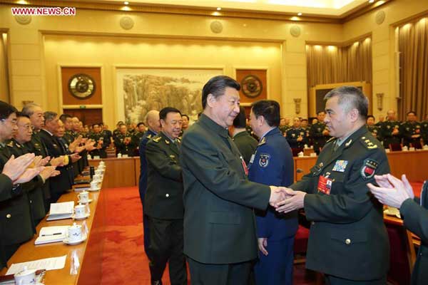 Xi underlines innovation, reform in defense, military upgrade