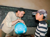 An American volunteer in China