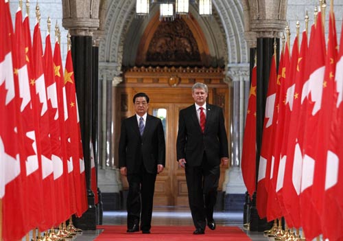 China, Canada aim to double trade