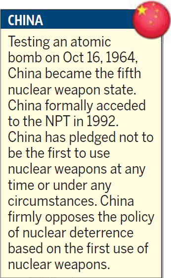 The world's nuclear powers