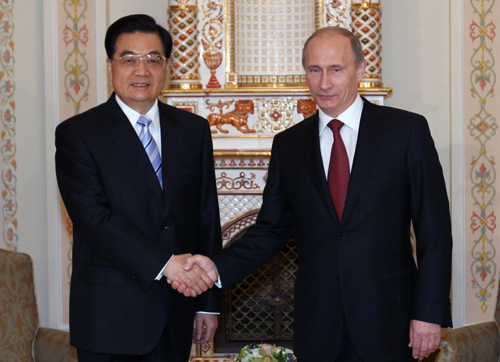 Hu, Putin agree to enhance bilateral strategic ties