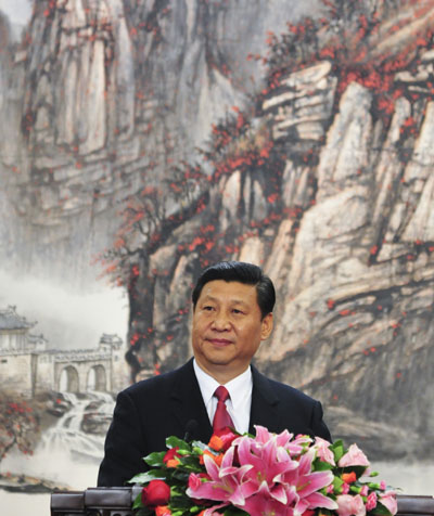 Full text of Xi's address to the media
