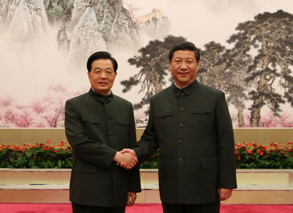 Hu, Xi urge army to fulfill historic missions