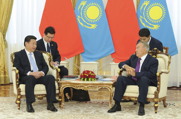 China, Kazakhstan agree to strengthen bilateral ties