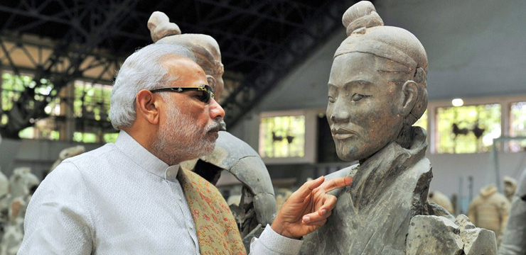 Indian PM Modi begins China visit