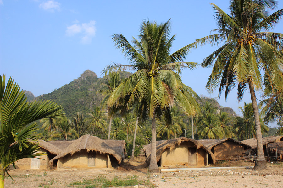 Baicha village in Dongfang city, Hainan