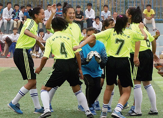 World Cup glory is the next big goal for ambitious Uygur soccer girls