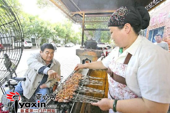 Disabled man opens barbecue stall despite all odds