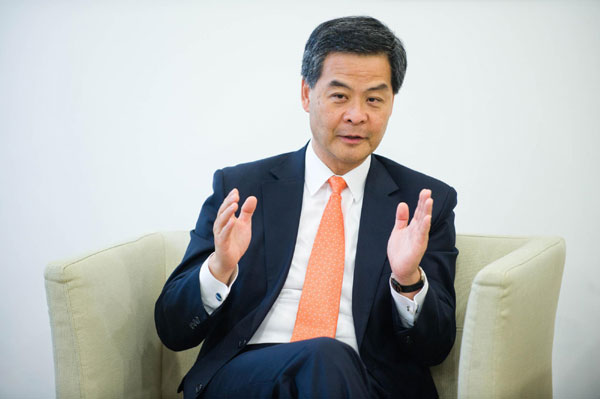 Leung Chun-ying, new chief executive of HKSAR