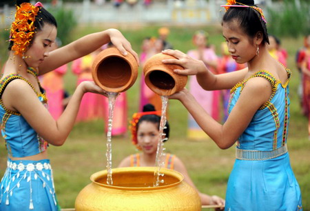 Get drenched at Water Splashing Festival