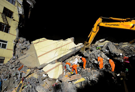 Five killed in NW China landslide