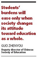 How to relieve students of the burden of education