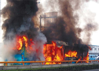 Sabotage cannot be ruled out in fatal bus blaze