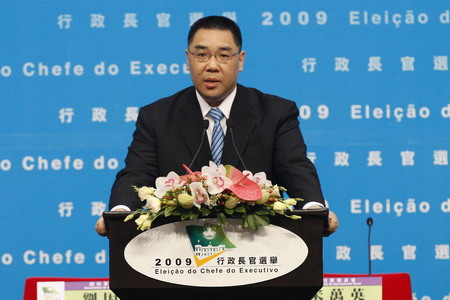 Beijing confirms Chui as Macao's new chief