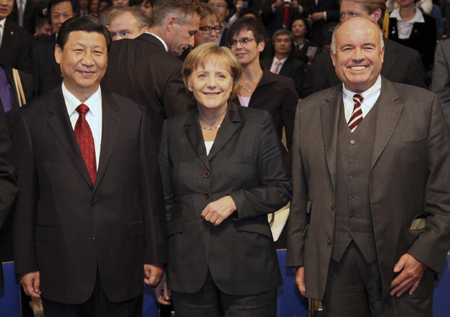 Xi attends Frankfurt book fair